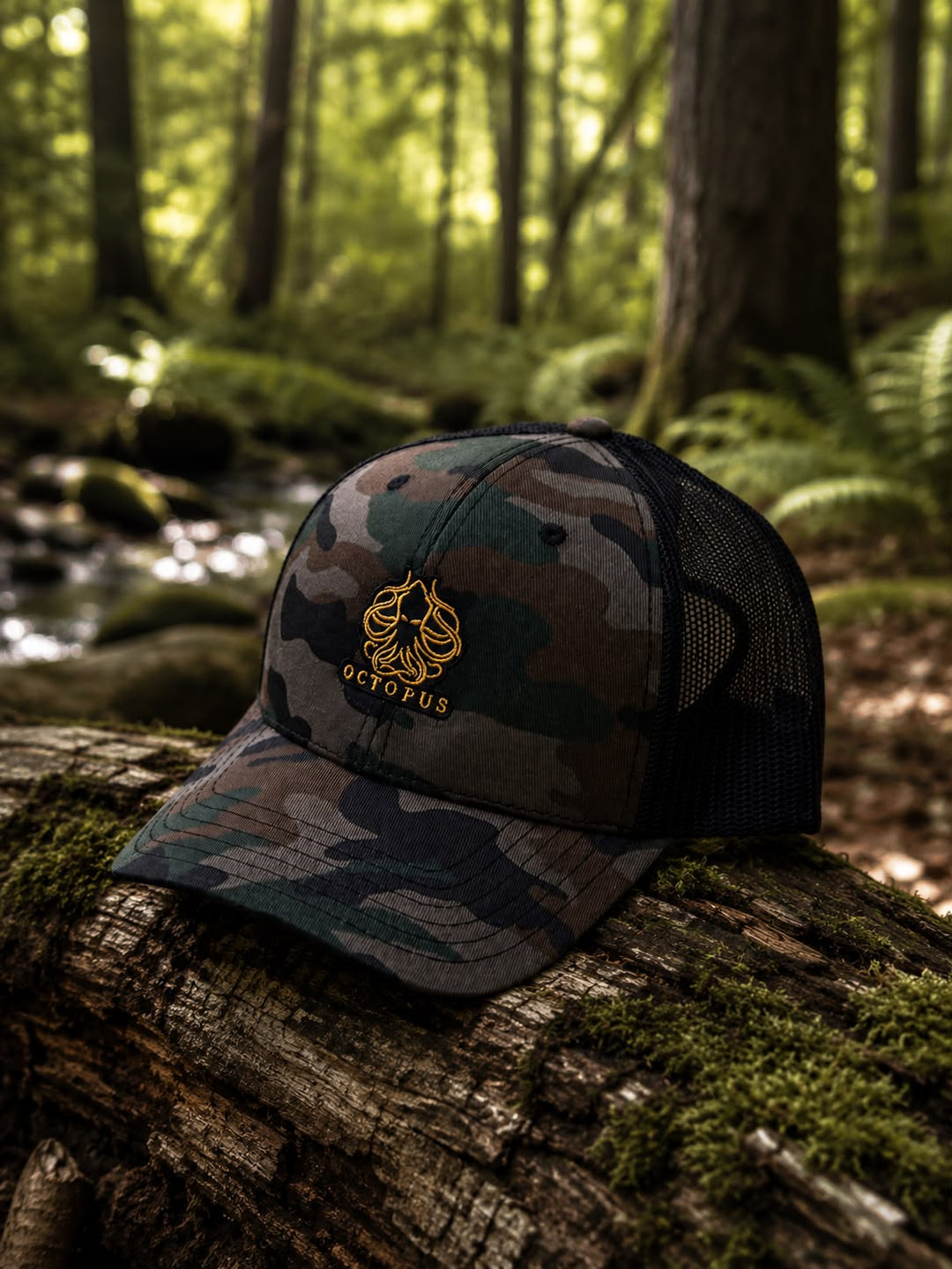 Camouflage Trucker Hat (Embroidery)