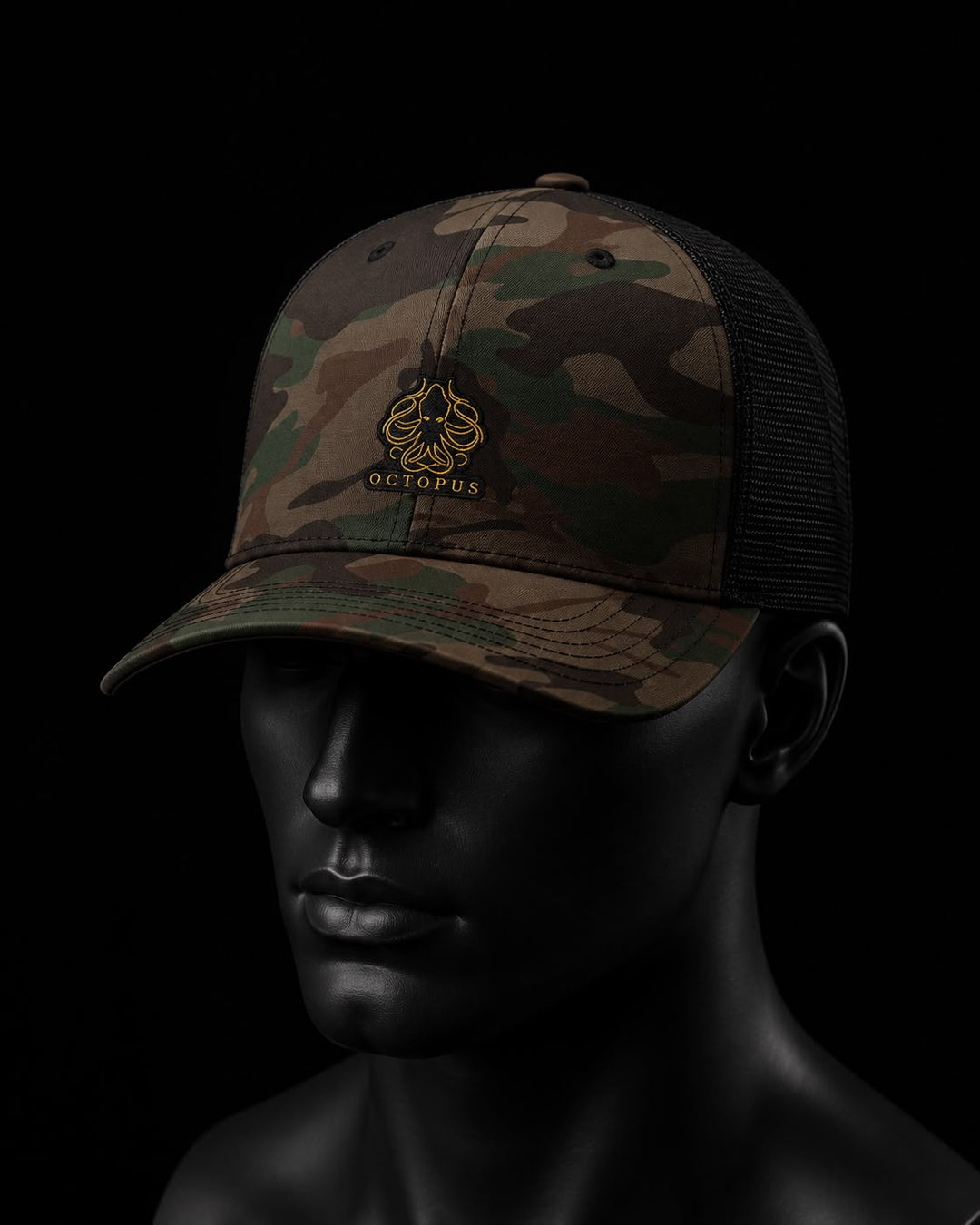 Camouflage Trucker Hat (Embroidery)
